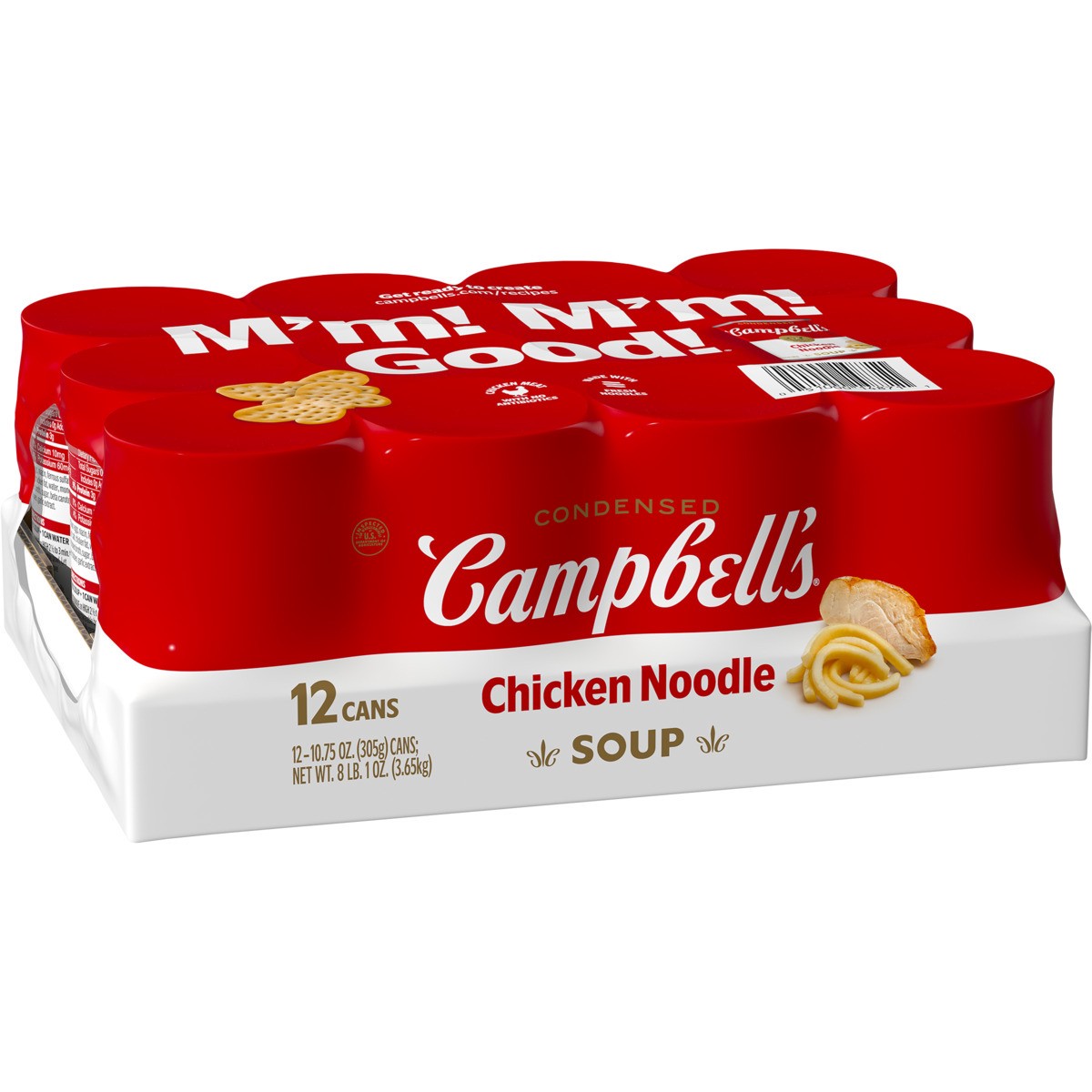 slide 10 of 11, Campbell's Campbell''s Condensed Chicken Noodle Soup, 10.75 oz Can (12 Pack), 129 oz