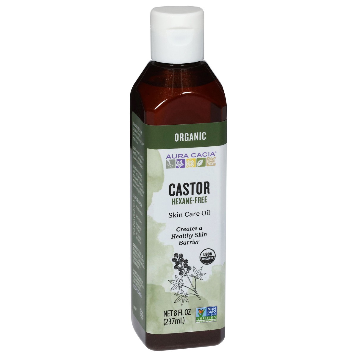 slide 4 of 4, Aura Cacia Organic Hexane-Free Castor Skin Care Oil 8 fl oz, 8 fl oz