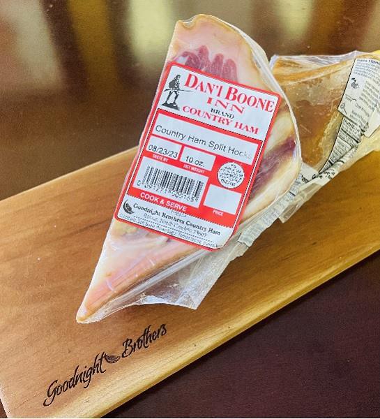 slide 1 of 1, Dan'L Boone Split Ham Hocks, 10 oz