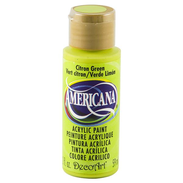 slide 1 of 1, Americana Acrylics, Citron Green, 2 fl oz