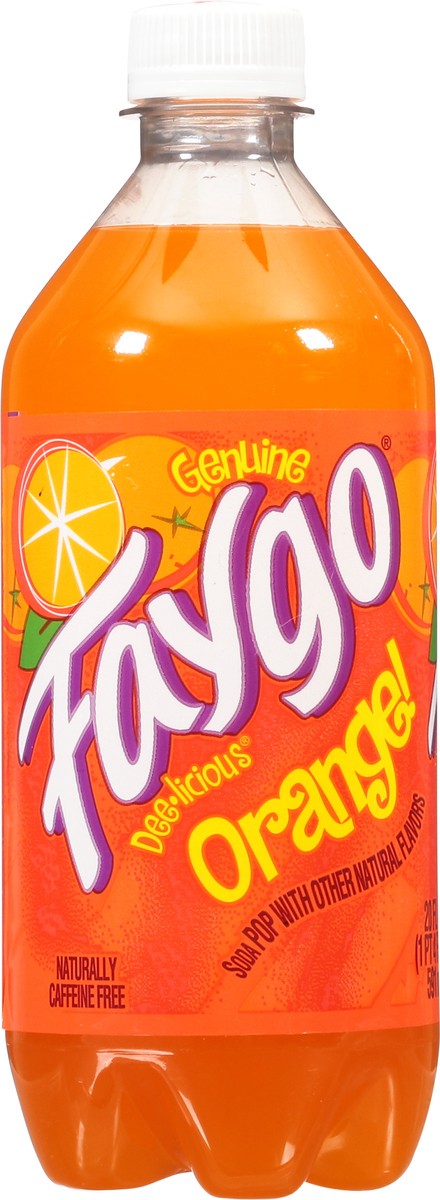 slide 6 of 9, Faygo Orange Soda 20 fl oz, 20 fl oz