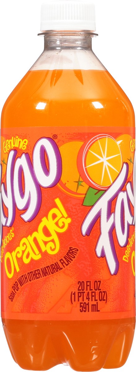 slide 8 of 9, Faygo Orange Soda 20 fl oz, 20 fl oz