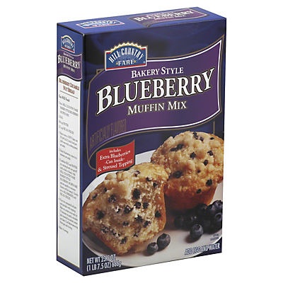 slide 1 of 1, Hill Country Fare Bakery Style Blueberry Muffin Mix, 23.5 oz