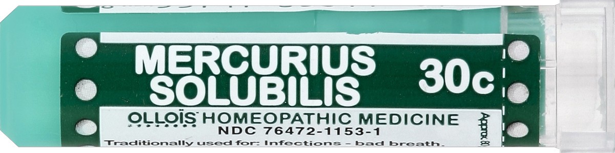 slide 3 of 3, Ollois Mercurius Solubilis 30c Homeopathic Medicine, 80 ct