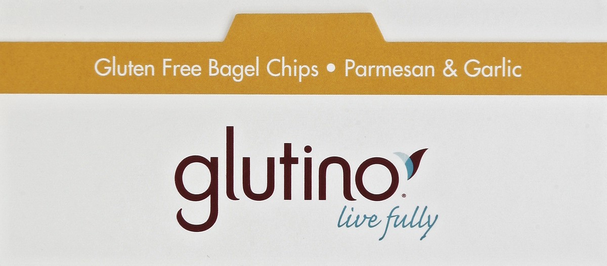 slide 2 of 5, Glutino Gluten Free Parmesan & Garlic Bagel Chips, 6 oz