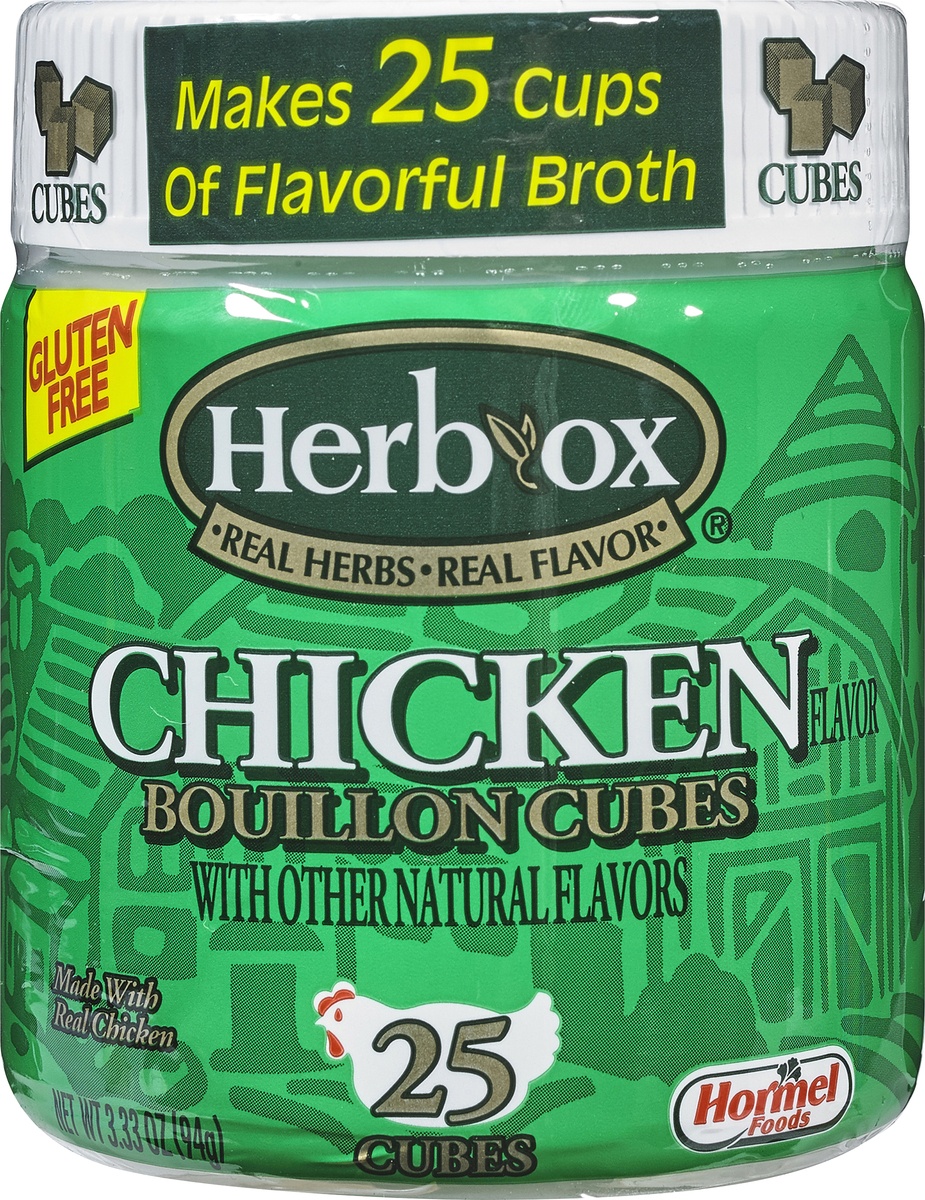 slide 7 of 7, Herb-Ox Chicken Flavor Bouillon Cubes 25 ea, 25 ct