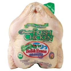 Bellevans Bell & Evans Organic Whole Broiler Chicken