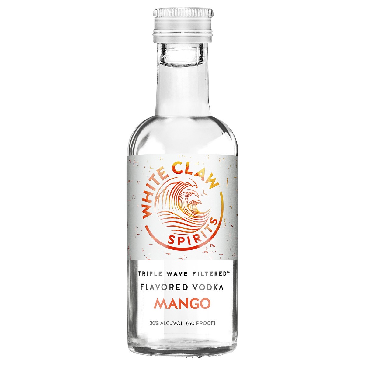 slide 9 of 11, White Claw Spirits White Claw Hard Spirits Mango Flavored Vodka 50mL, 50 ml