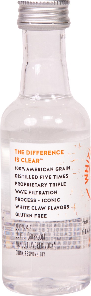 slide 11 of 11, White Claw Spirits White Claw Hard Spirits Mango Flavored Vodka 50mL, 50 ml