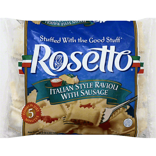 slide 2 of 2, Rosetto Italian Style Ravioli with Sausage, 25 oz