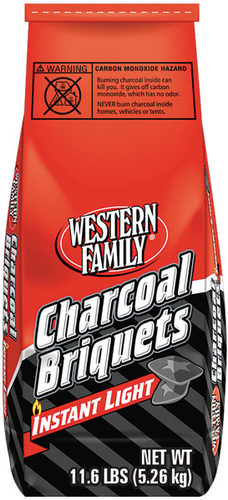 slide 1 of 1, Western Family Charcoal Briquets Instant Lite, 11.6 lb