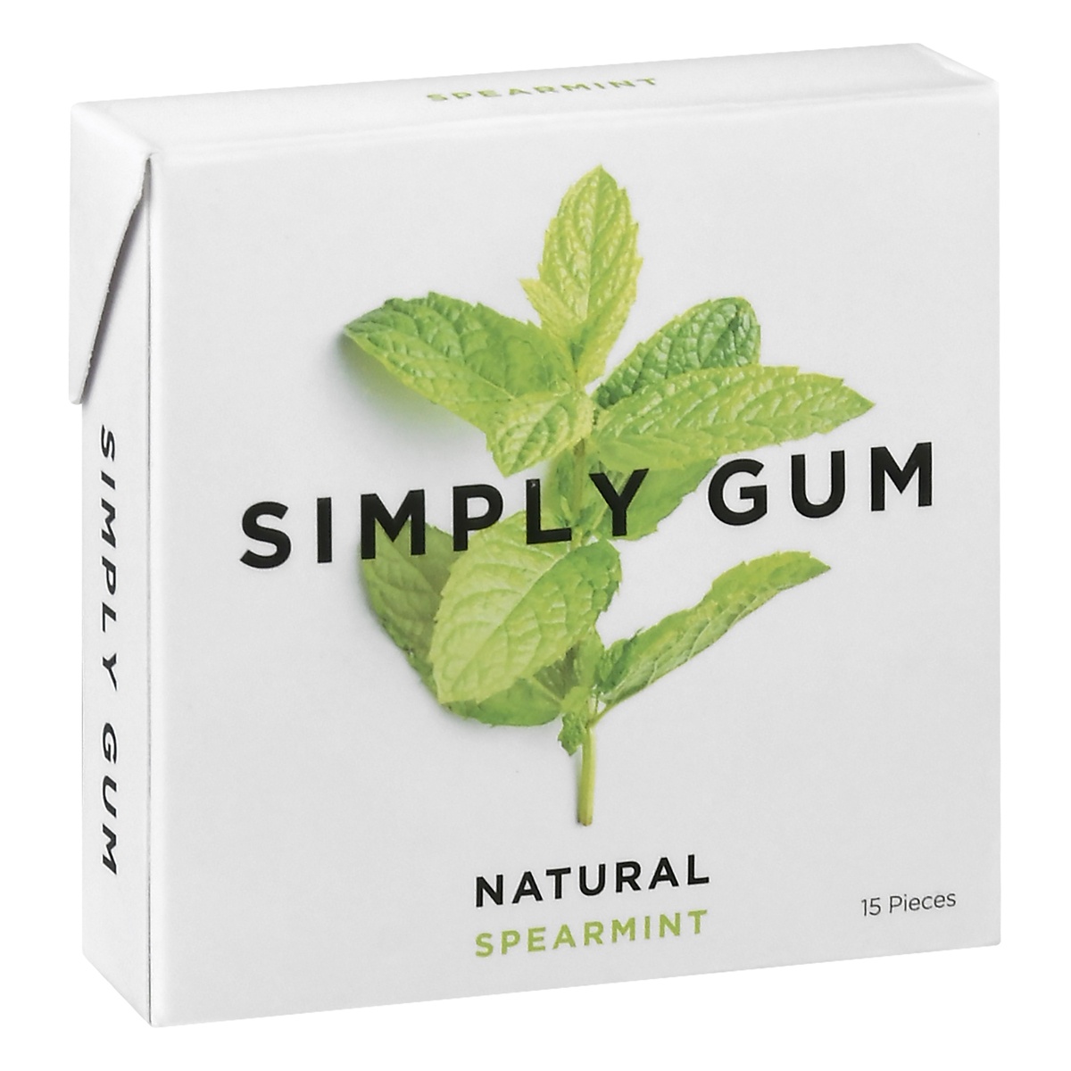 slide 2 of 10, SIMGUM Gum Spearmint, 15 ct