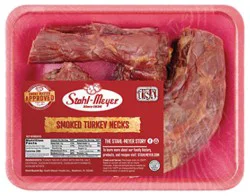 Stahl Meyer Smoked Turkey Necks Tray Pack - Lb