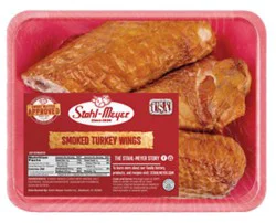 Stahl-Meyer Smoked Turkey Wings Tray Pack - 1 Lb