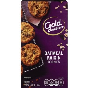 slide 1 of 1, CVS Gold Emblem Oatmeal Raisin Cookies, 12 oz; 340 gram