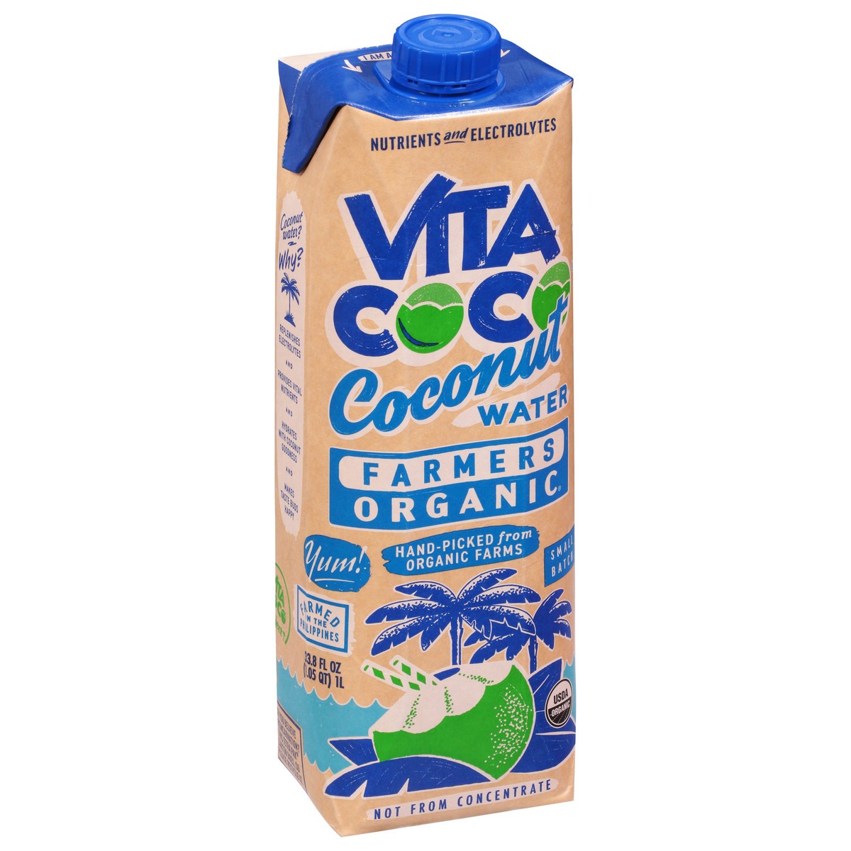 slide 5 of 9, Vita Coco Farmers Organic Coconut Water - 33.8 fl oz,