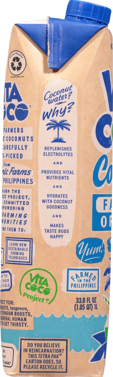 slide 2 of 9, Vita Coco Farmers Organic Coconut Water - 33.8 fl oz,