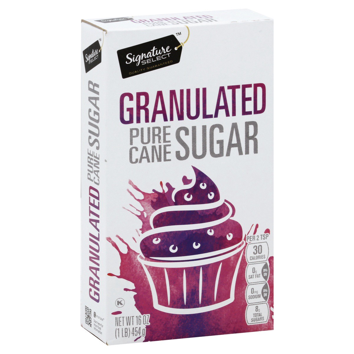 slide 1 of 9, Signature Kitchens Sugar Fine Granulated, 16 oz