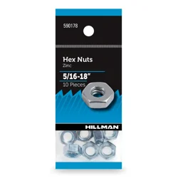 Hillman Hex Nuts 5/16-18