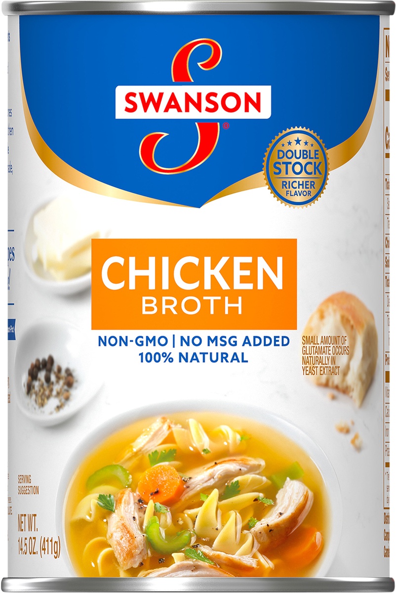 slide 6 of 9, Swanson Natural Chicken Broth, 14.5 oz