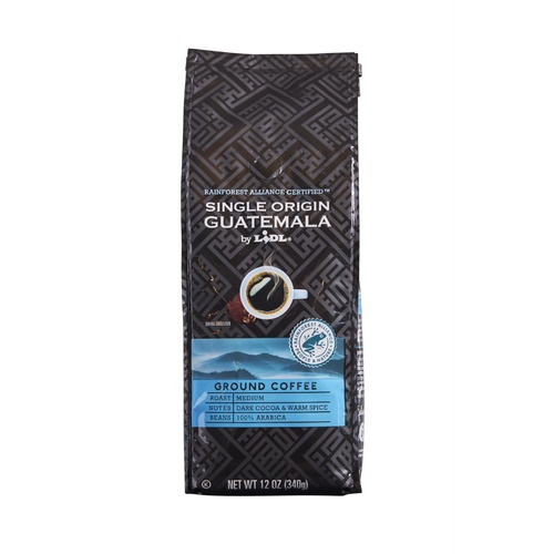 Lidl ground coffee, single origin Guatemala 12 oz Shipt