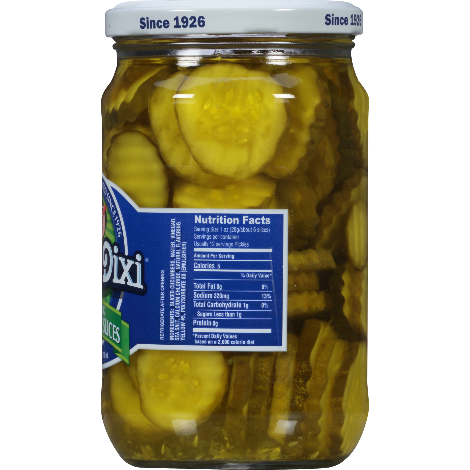 slide 6 of 6, Del-Dixi Hamburger Slices Pickles, 24 oz