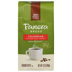Panera Bread Panera Colombian, Ground Coffee, Medium Roast, Bagged - 12 oz
