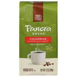 Panera Bread Panera Colombian, Ground Coffee, Medium Roast, Bagged - 12 oz