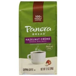 Panera Bread Panera Hazelnut Crme, Ground Coffee, Flavored Coffee, Bagged - 12 oz