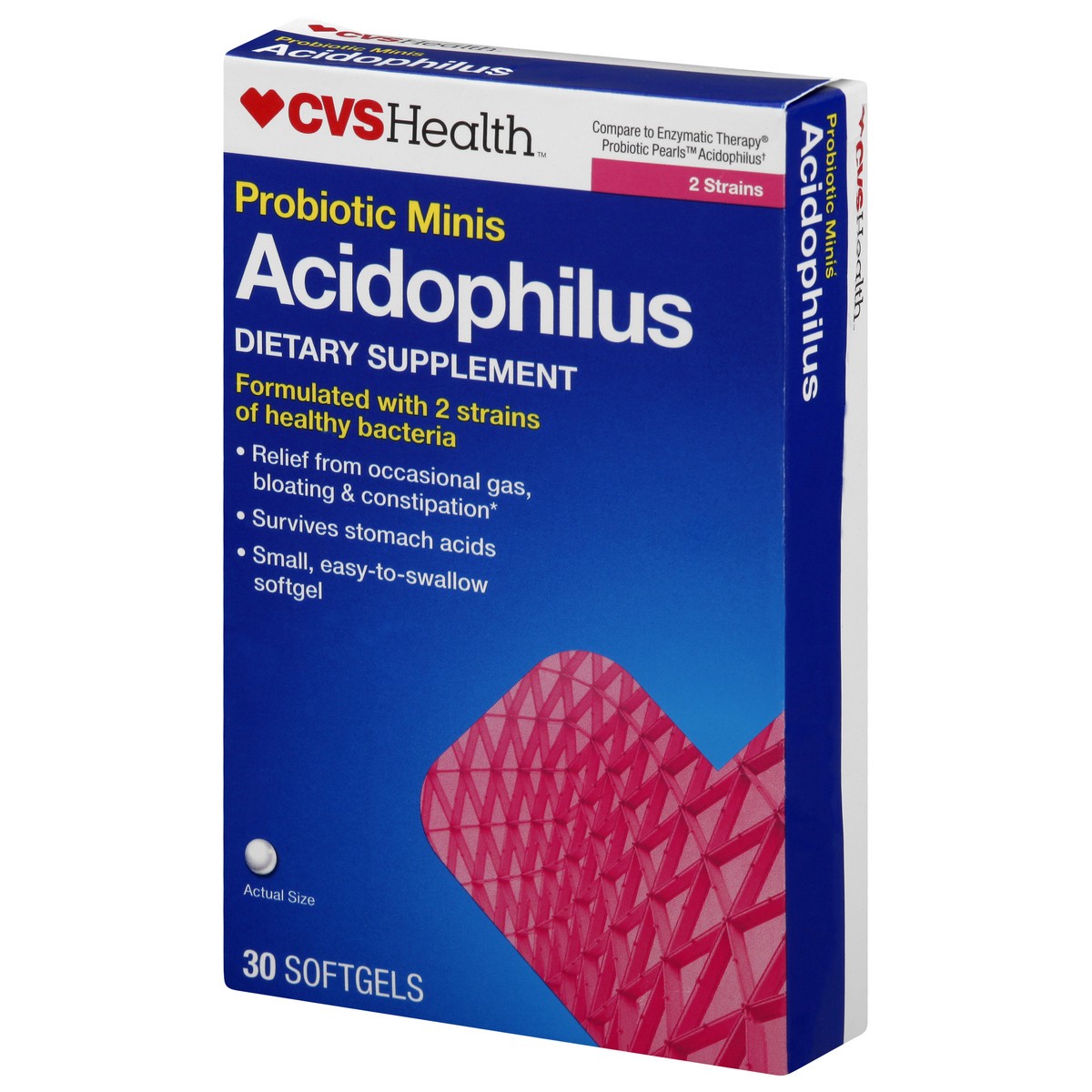 slide 7 of 13, CVS Health Probiotic Minis Softgels, 30 Ct, 30 ct