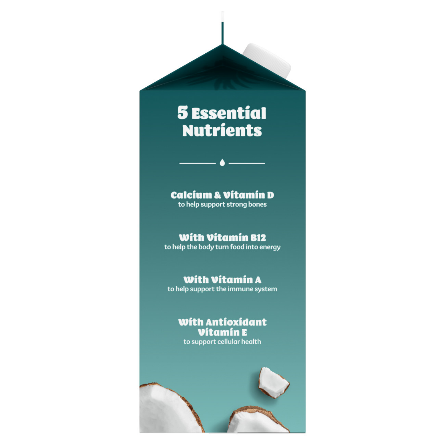 slide 7 of 8, Silk Coconut Milk, Original, Dairy Free, Gluten Free, 64 FL OZ Half Gallon, 64 fl oz