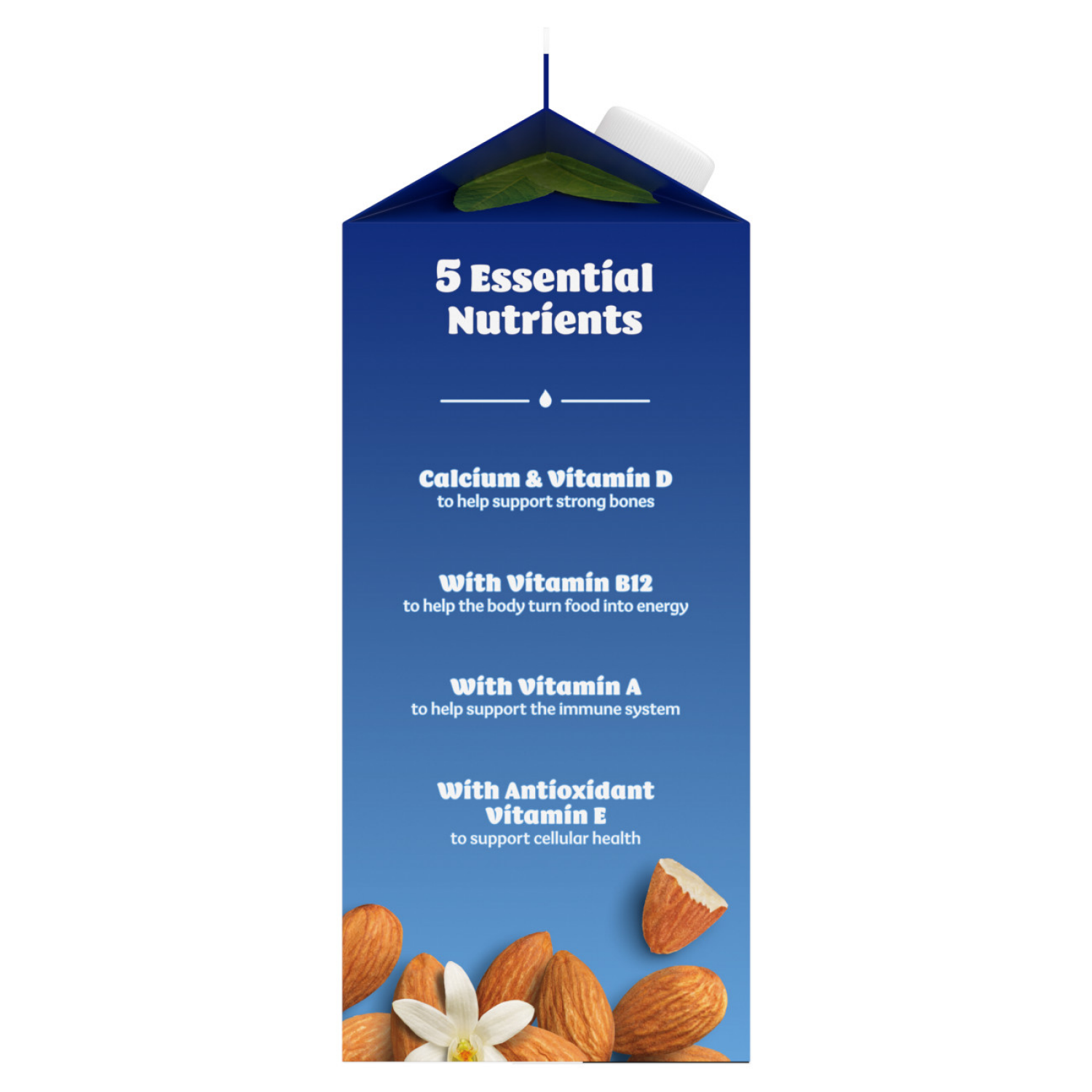 slide 7 of 8, Silk Almond Milk, Unsweet Vanilla, Dairy Free, Gluten Free, 64 FL OZ Half Gallon, 64 fl oz