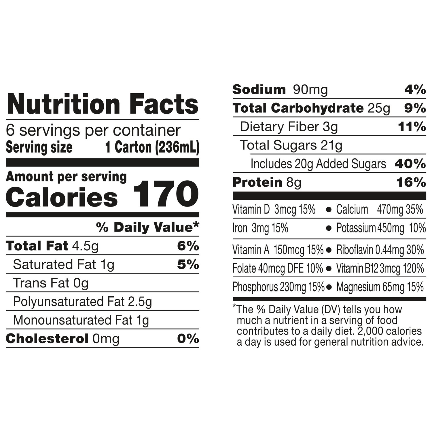slide 7 of 8, Silk Soy Milk, Chocolate, Shelf Stable, Dairy Free, Lactose Free, Vegan Milk With 8g Protein Per Serving, 8 Fl Oz Carton, 6 Ct, 8 gram, 8 fl oz, 6 ct