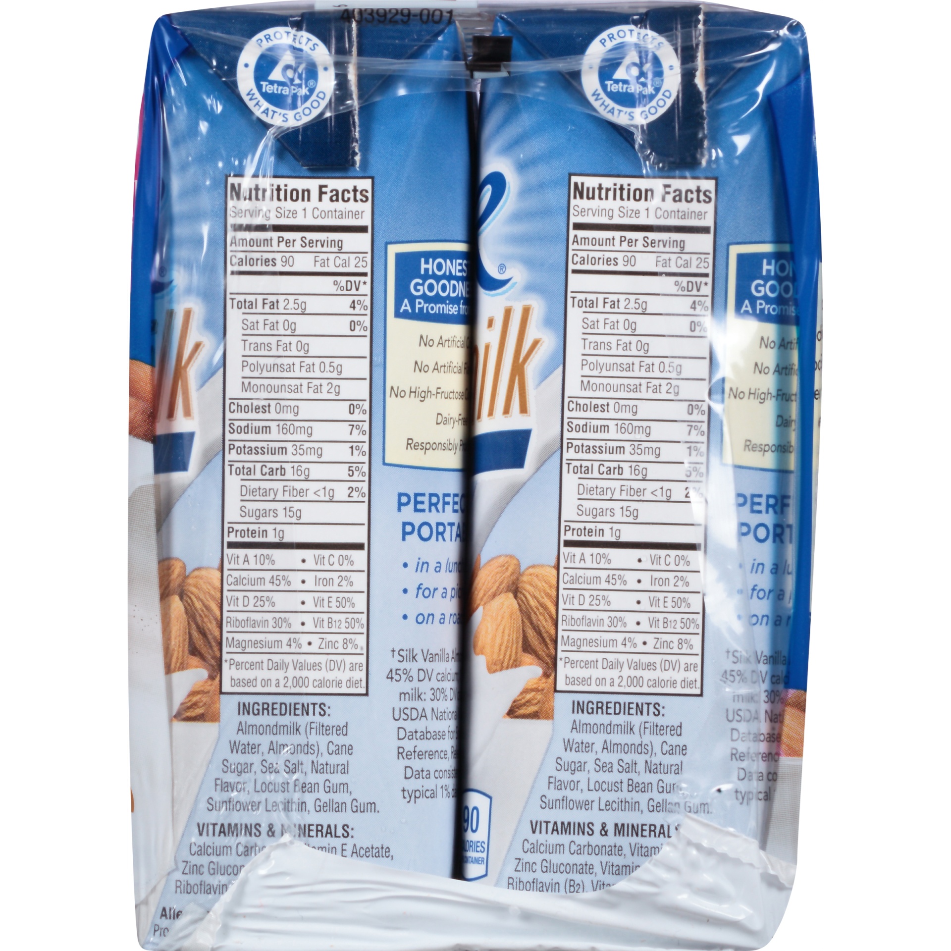 slide 5 of 8, Silk Almond Milk, Vanilla, Shelf Stable, Dairy Free, Lactose Free, Gluten Free 8 FL OZ Carton, 6 Ct, 6 ct