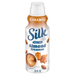 Silk Almond Creamer, Caramel, Dairy Free, Gluten Free, 32 FL OZ Carton