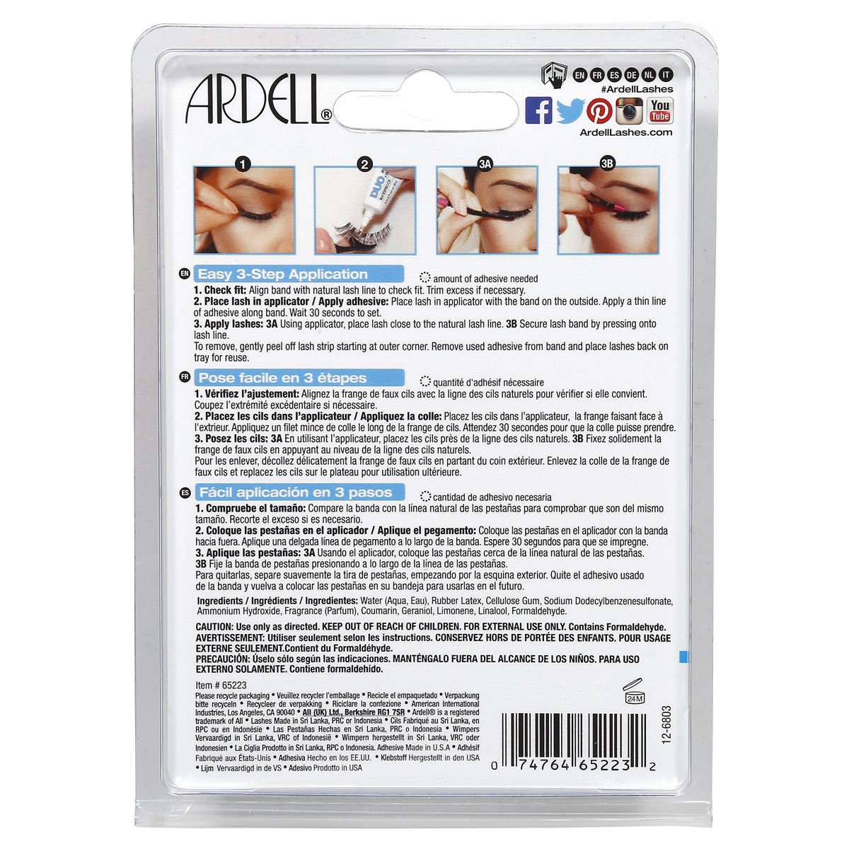 slide 2 of 2, Ardell Deluxe Pack Eye Lashes, 2 ct