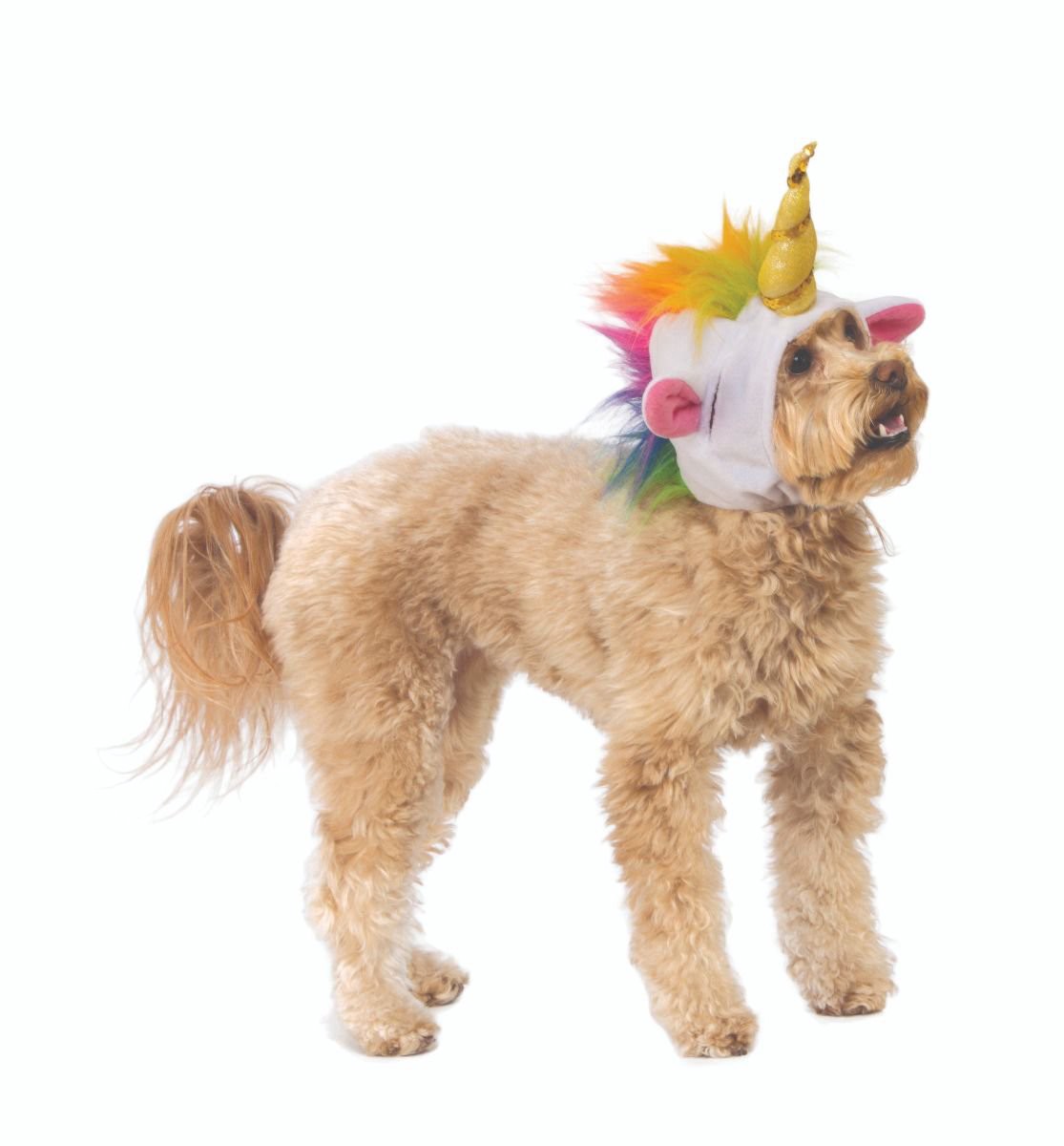 slide 1 of 1, Rubie's Costume Pet Unicorn Hood, 1 ct