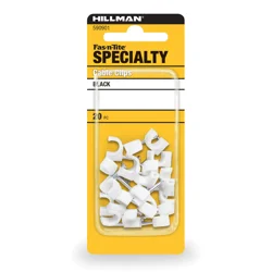 Hillman Cable Clips White