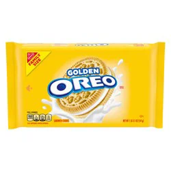 OREO Golden Sandwich Cookies, Family Size, 19.1 oz Packs