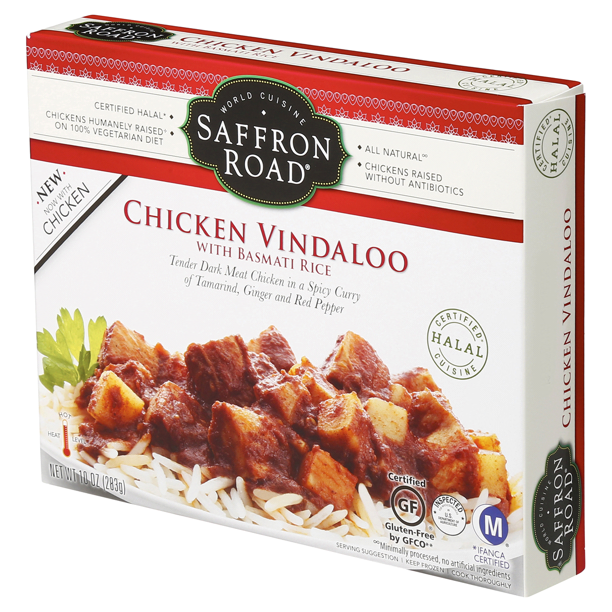 slide 4 of 6, Saffron Road Chicken Vindaloo With Basmati Rice, 10 oz