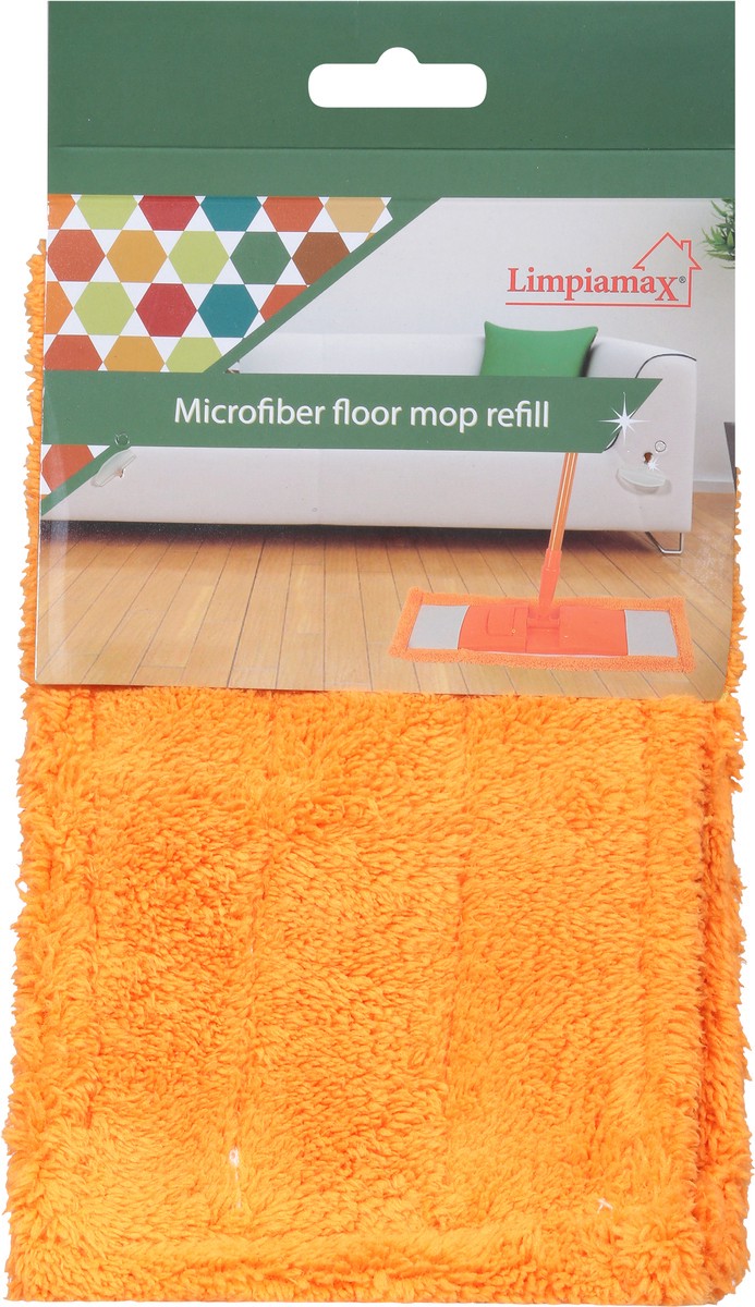 slide 2 of 12, Limpiamax Microfiber Floor Mop Refill 1 ea, 1 ct