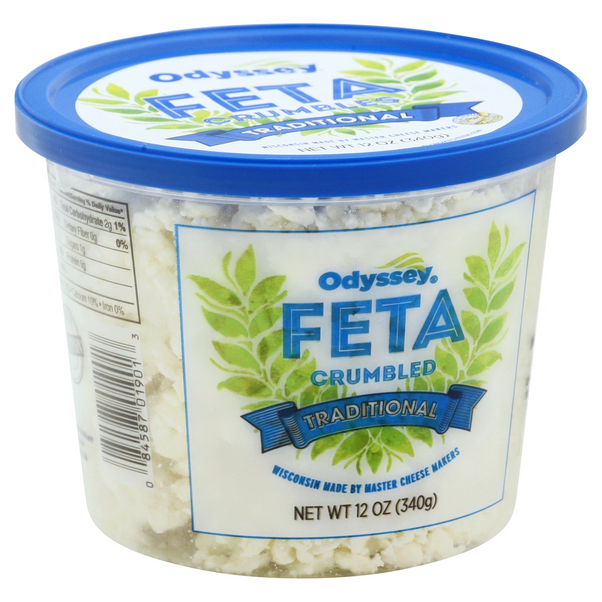 slide 6 of 13, Odyssey Crumbled Traditional Feta 12 oz, 12 oz
