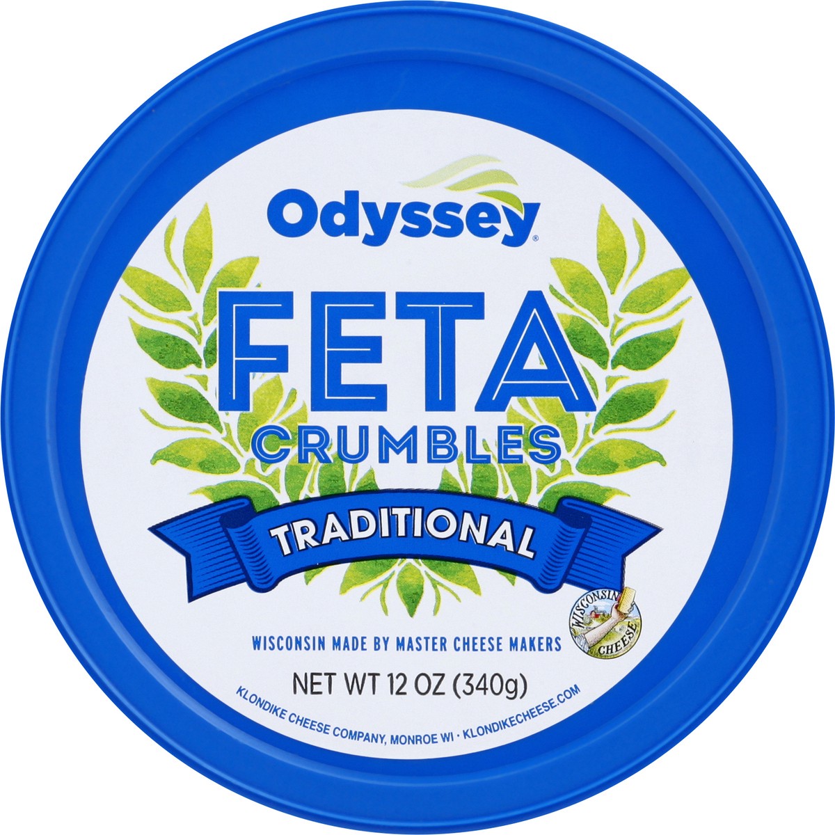 slide 2 of 13, Odyssey Crumbled Traditional Feta 12 oz, 12 oz