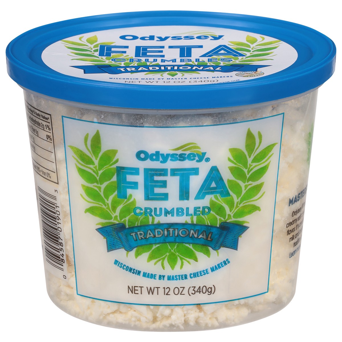 slide 1 of 13, Odyssey Crumbled Traditional Feta 12 oz, 12 oz