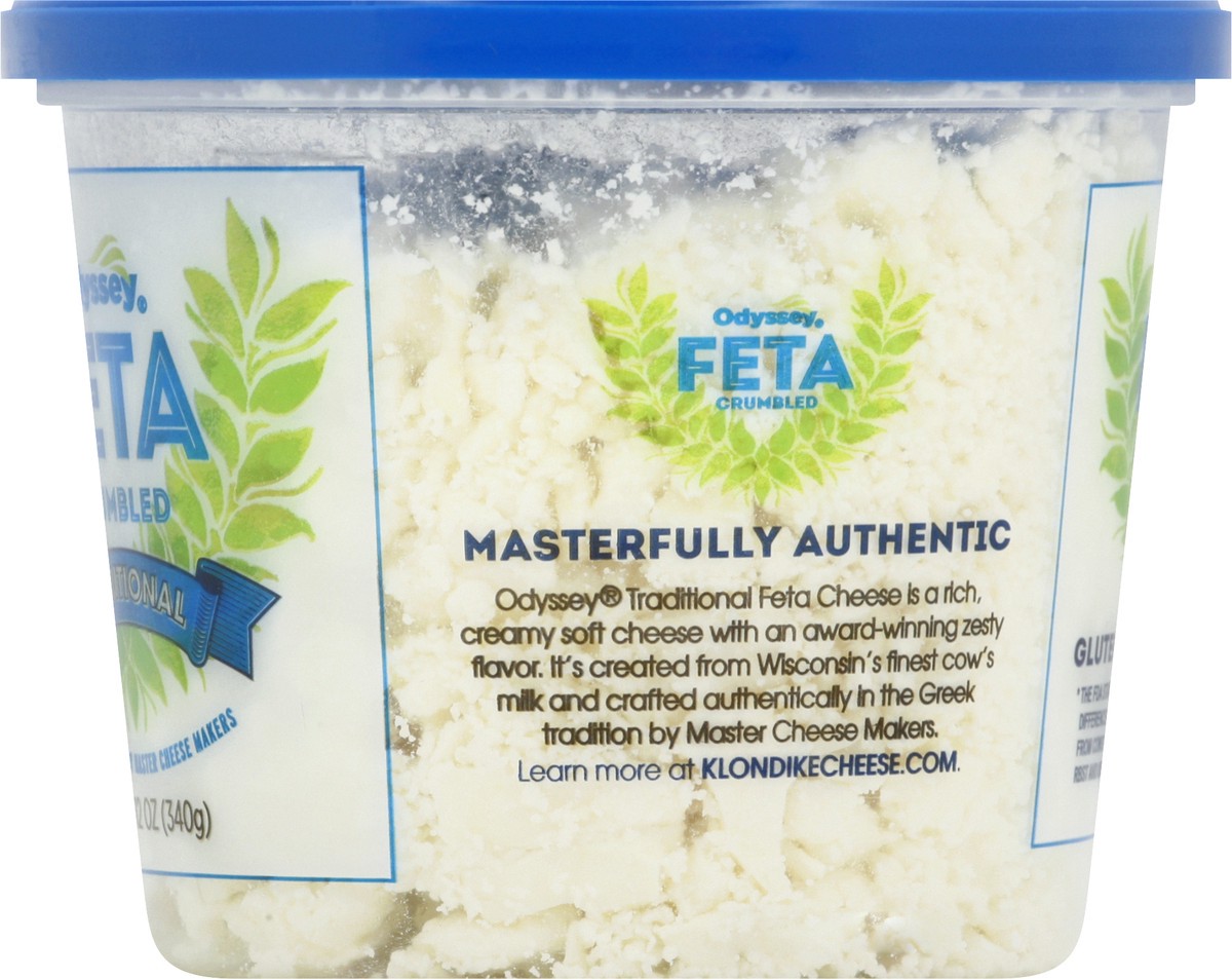 slide 13 of 13, Odyssey Crumbled Traditional Feta 12 oz, 12 oz