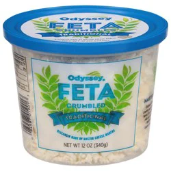 Odyssey Crumbled Traditional Feta 12 oz
