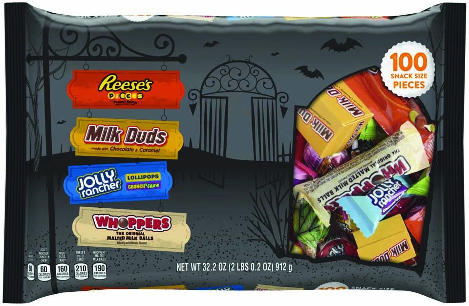 slide 1 of 1, Hershey's Assorted Snakc Size Candy Bag, 30.2 oz