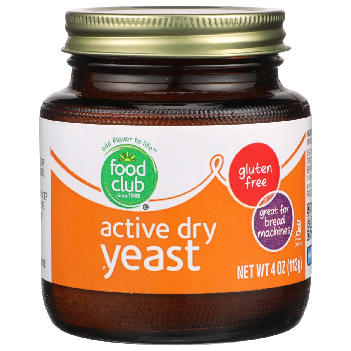 slide 7 of 8, Food Club Active Dry Yeast, 4 oz