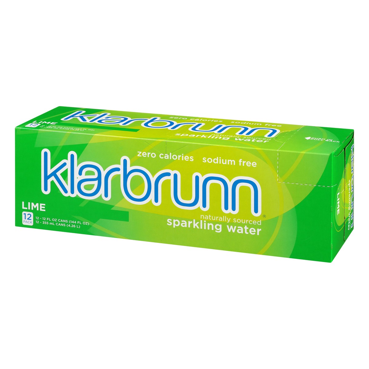 slide 2 of 9, Klarbrunn Lime Naturally Sourced Sparkling Water - 12 ct; 12 fl oz, 12 ct; 12 fl oz