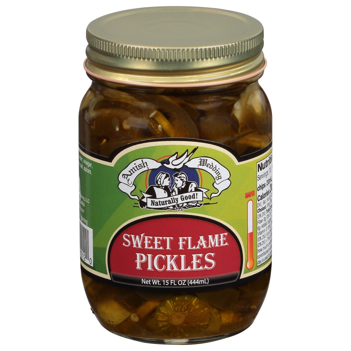 slide 3 of 11, Amish Wedding Sweet Flame Pickles, 15 oz